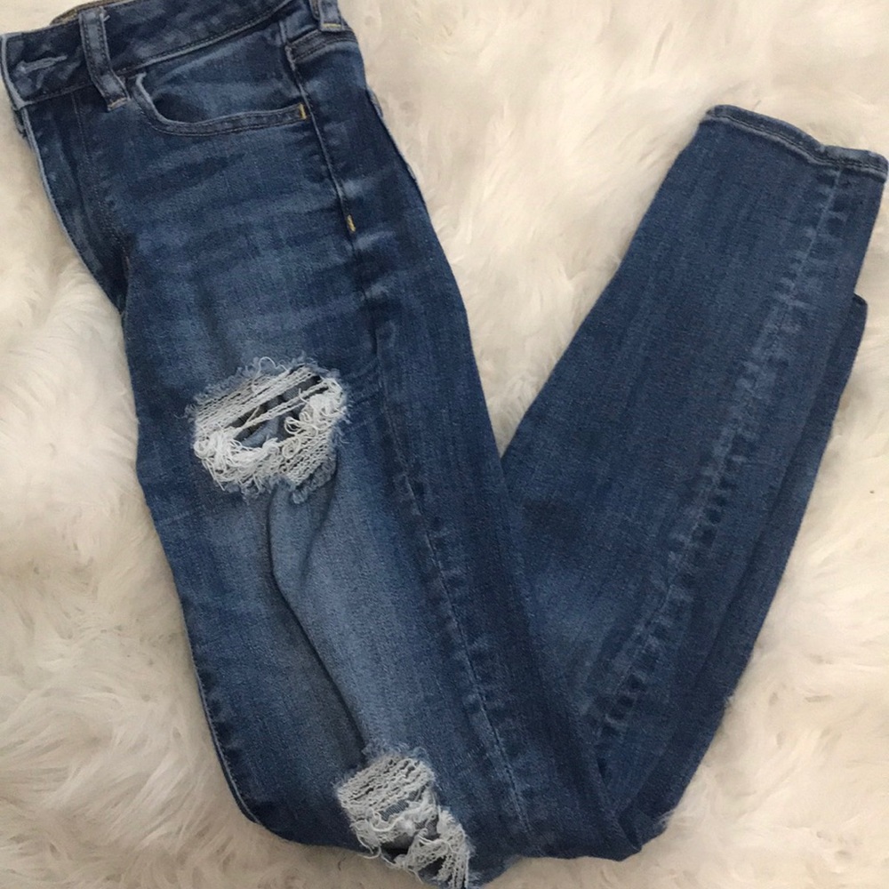 like new AEO high rise jeans